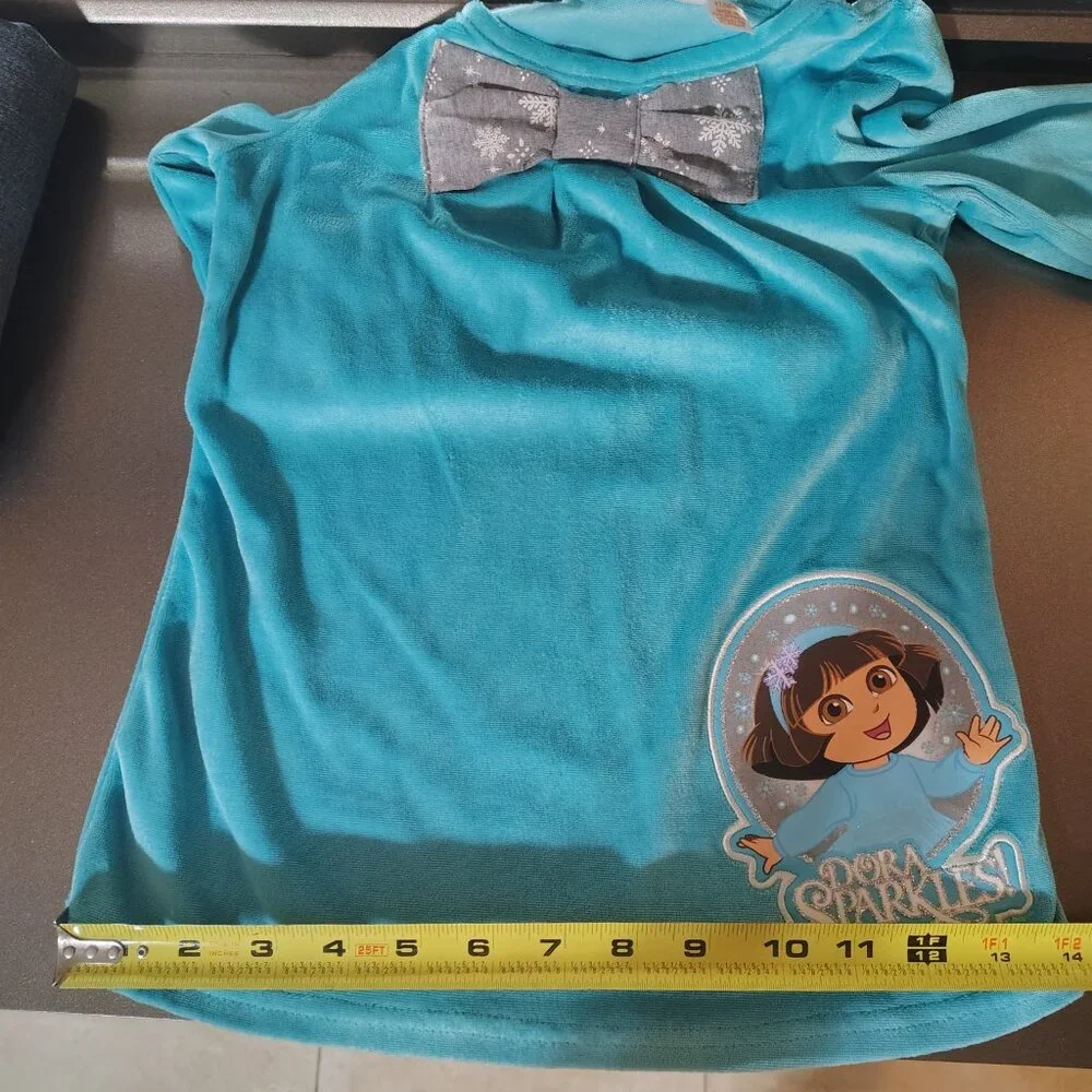 Nickelodeon branded matching set featuring Dora (size 4T)